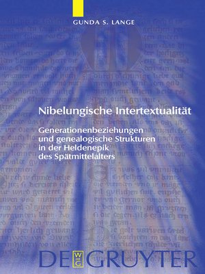 cover image of Nibelungische Intertextualität